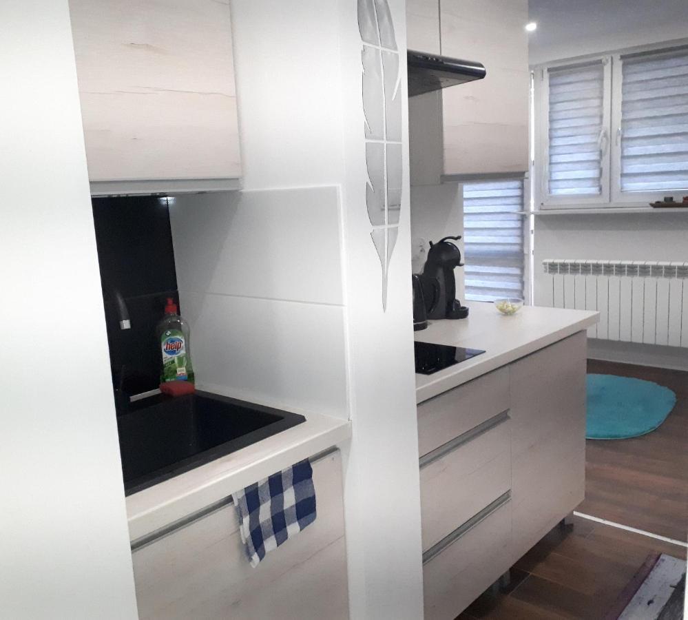 Apartamenty Centrum Mala Dwojeczka Blekitna Panoramiczna Balkonem Promenada Kielce Buitenkant foto